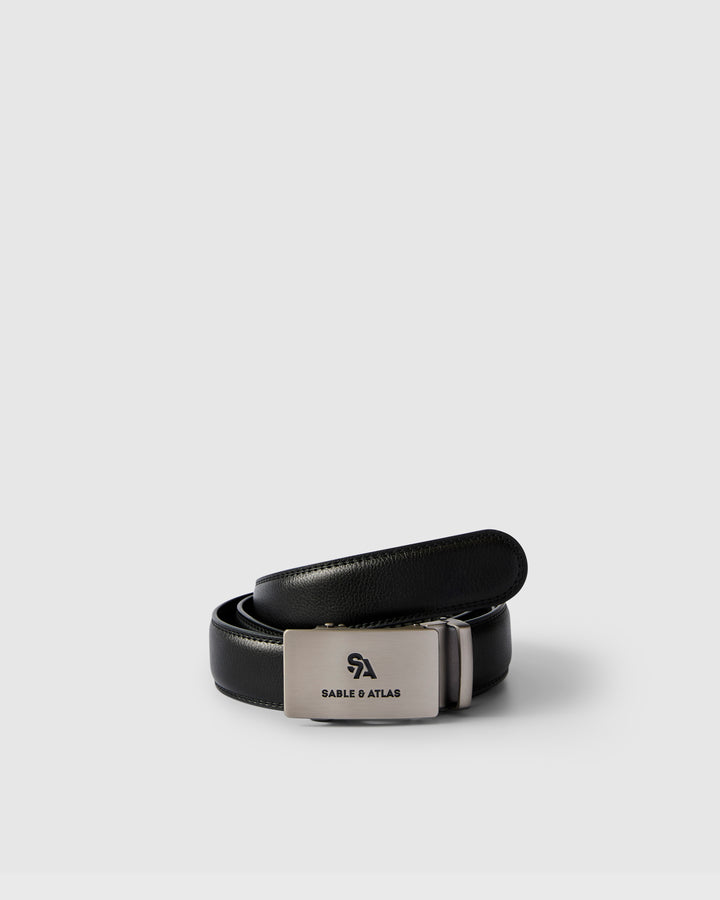Leather Alloy Buckle Belt