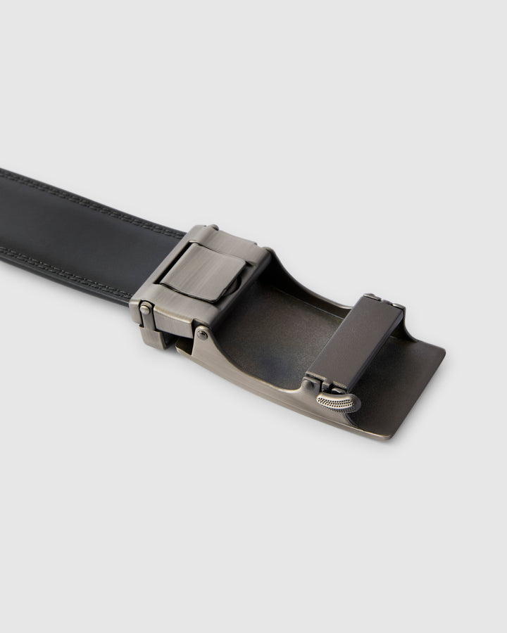 Leather Alloy Buckle Belt